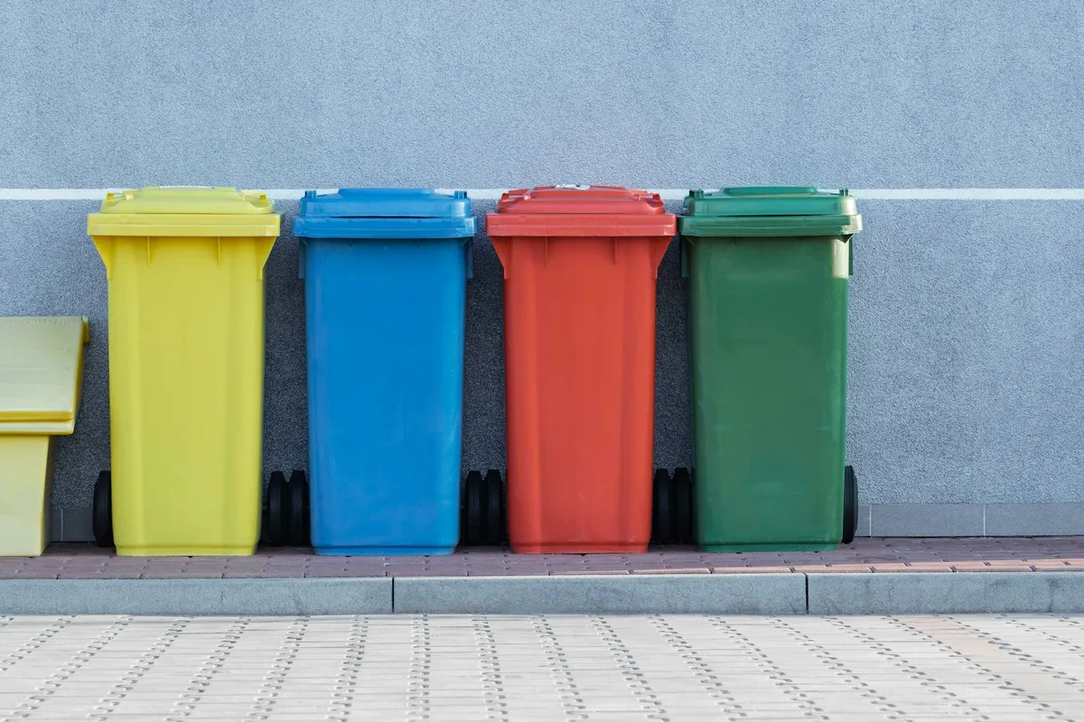 Commercial waste and recycling bins
