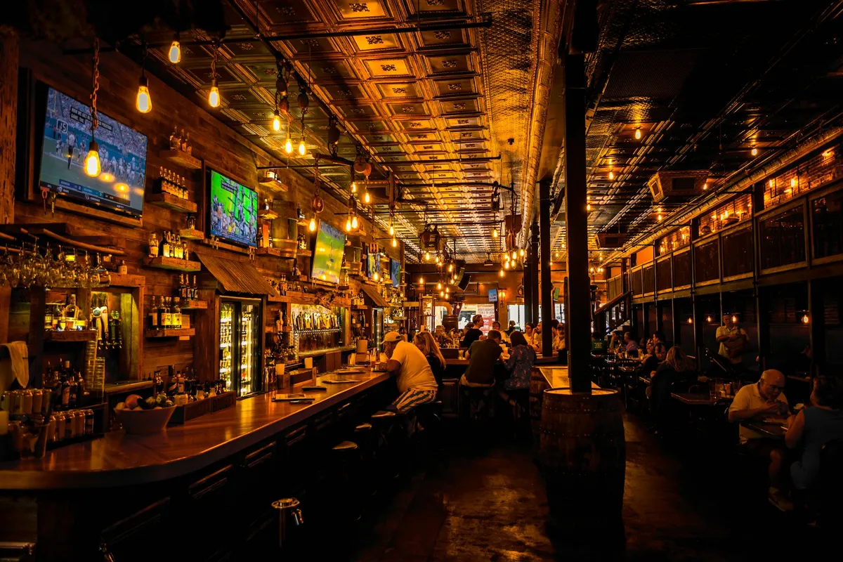 Independent pub interior
